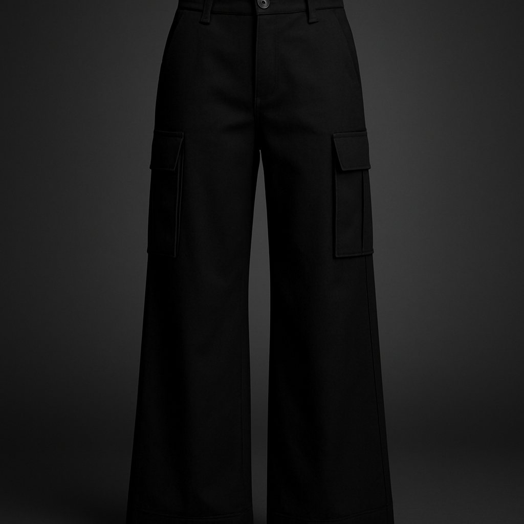 Pantalón Cargo Negro